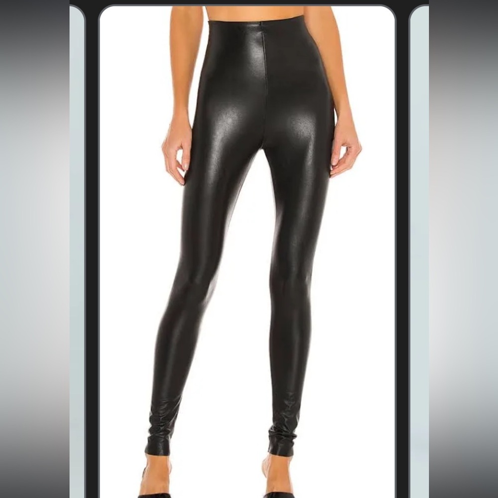 Commando Black Faux Leather leggings